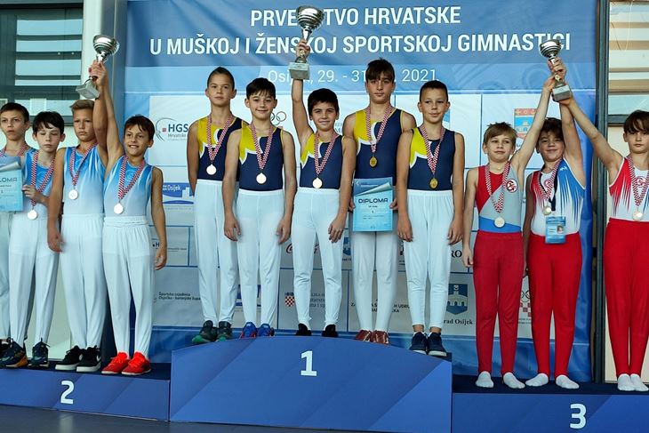 Gimnastika, Umag, kadeti prvaci Hrvatske