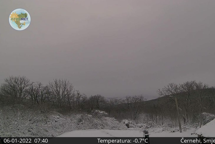 Černehi (Ćićarija) (Foto: Istramet webcam)