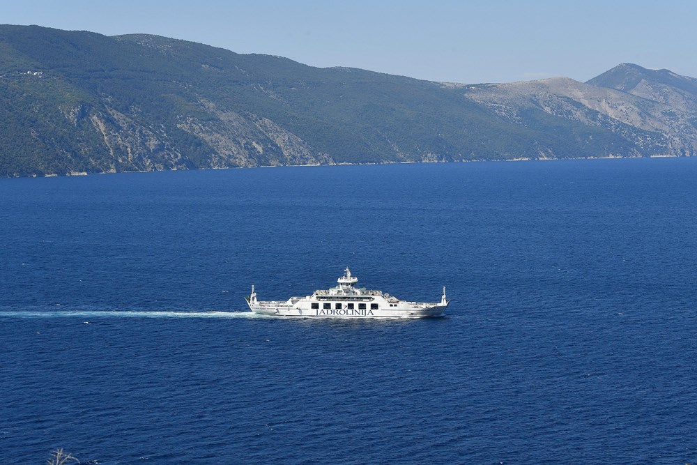 Postojeći trajekt za Cres Brestova - Porozina