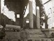 Augustov hram u Puli nakon bombardiranja (snimak iz 1945.)