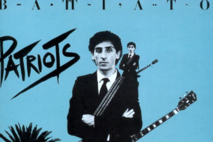 Franco Battiato, naslovnica albuma "Patriots" iz 1980.