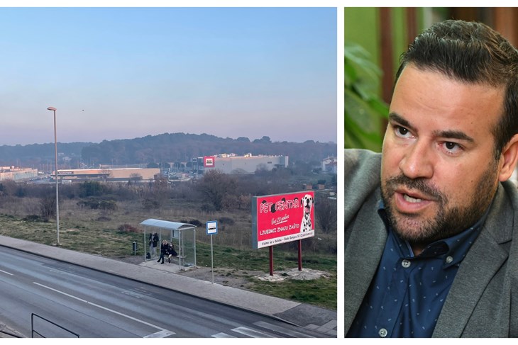 Prostor na kojem je predviđena gradnja "poslovnih tornjeva" / Filip Zoričić