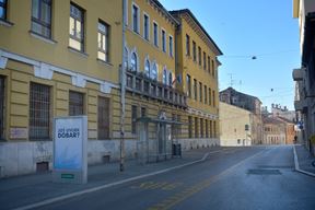 Pepi je ubijen u današnjoj Zagrebačkoj ulici, nekada Benussijevoj, kraj "žute" škole (Snimio Danilo Memedović)