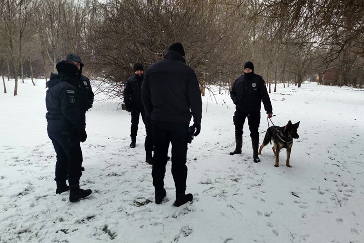 Potraga za Perišem (foto MUP Srbija)