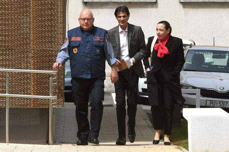 Dino Kozlevac, Aleksandar Stojanović i Irena Hrstić (Snimio Milivoj Mijošek)