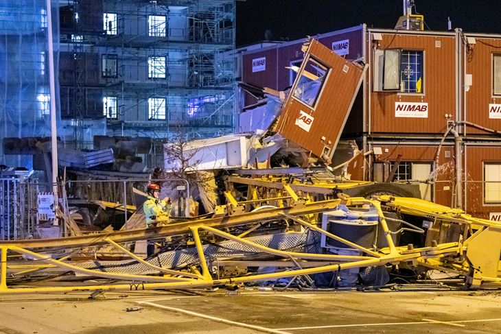 Velike štete od nevremena u Švedskoj (EPA)