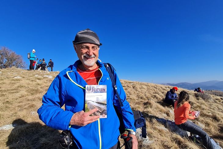 Sergio Težak s "Perunom" u planinama