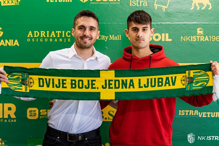 PREDSTAVLJENA NOVA AKVIZICIJA - Andres Jornet i Dino Kapitanović (Foto: Istra1961.com)
