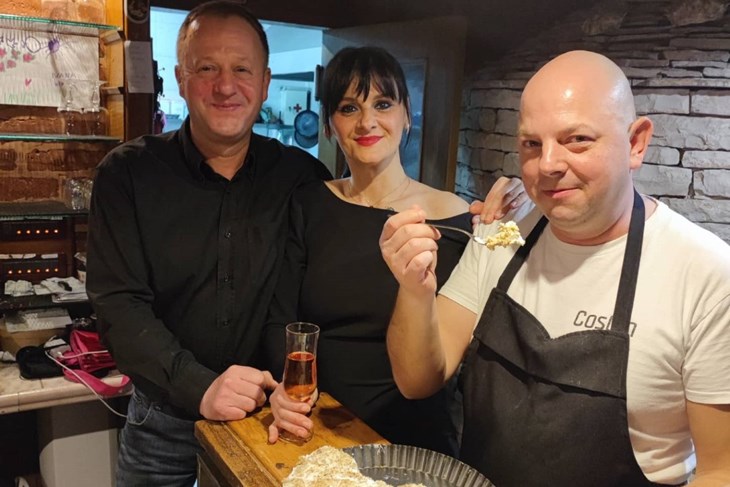 Vlasnica Ivana Pavlak i njezin tim, Alfonso Andrijašević i pizzaiol Miler Josifoski (Snimila Sanja Bosnić)