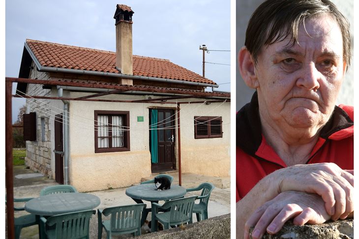 Skromni kućerak koji ne može održavati bez pomoći / Slavica Petrić (Snimio Milivoj Mijošek)