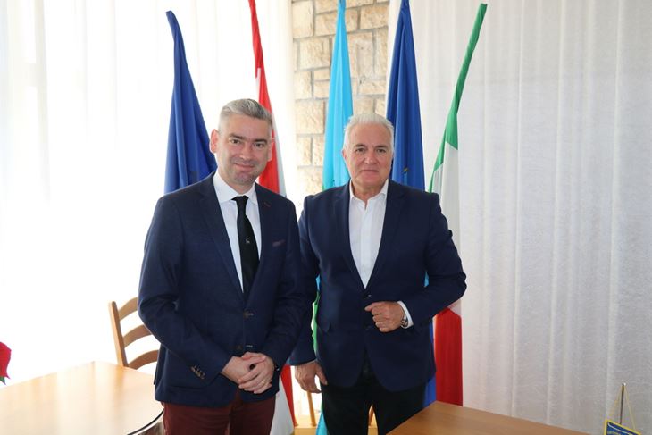 Istarski župan Boris Miletić i fažanski načelnik Radomir Korać