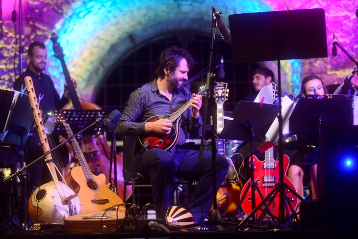 Zoran Majstorović i JazzIstra Orchestra na koncertu na pulskom Kaštelu (Snimio Dejan Štifanić)