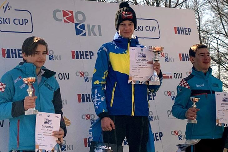 Marko Bokavšek, 1. mjesto u slalomu za kadete