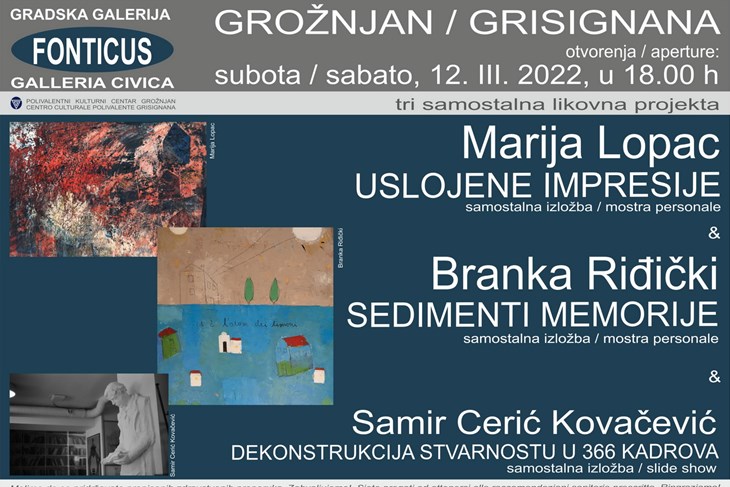 U subotu otvorenje izložbe u Galeriji Fonticus