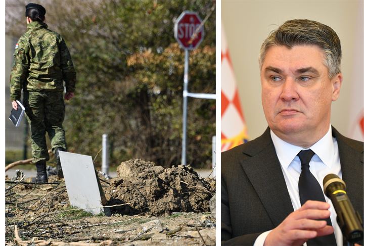 Mjesto pada letjelice / Predsjednik RH Zoran Milanović (Snimio Goran Mehkek / Cropix)