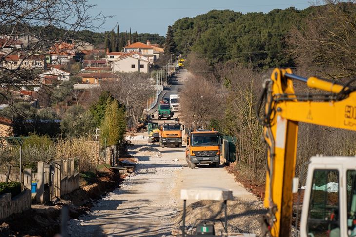 Radovi na relaciji Šišan - Busoler (Foto: Grad Pula)