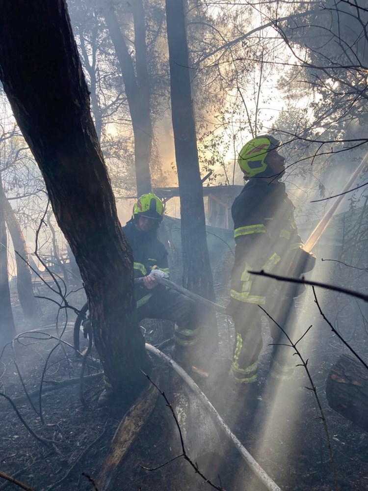 Požar baraka na Vargaroli (Foto: JVP Pula)