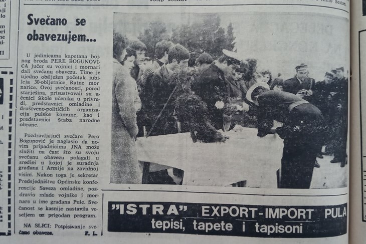 Glas Istre 13. ožujka 1972.