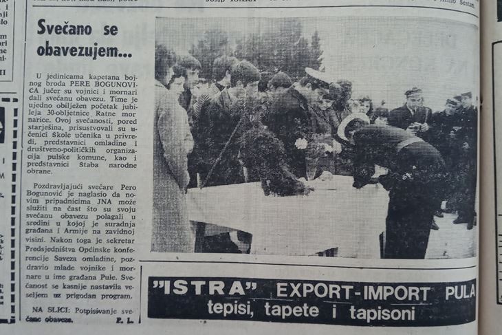Glas Istre 13. ožujka 1972.