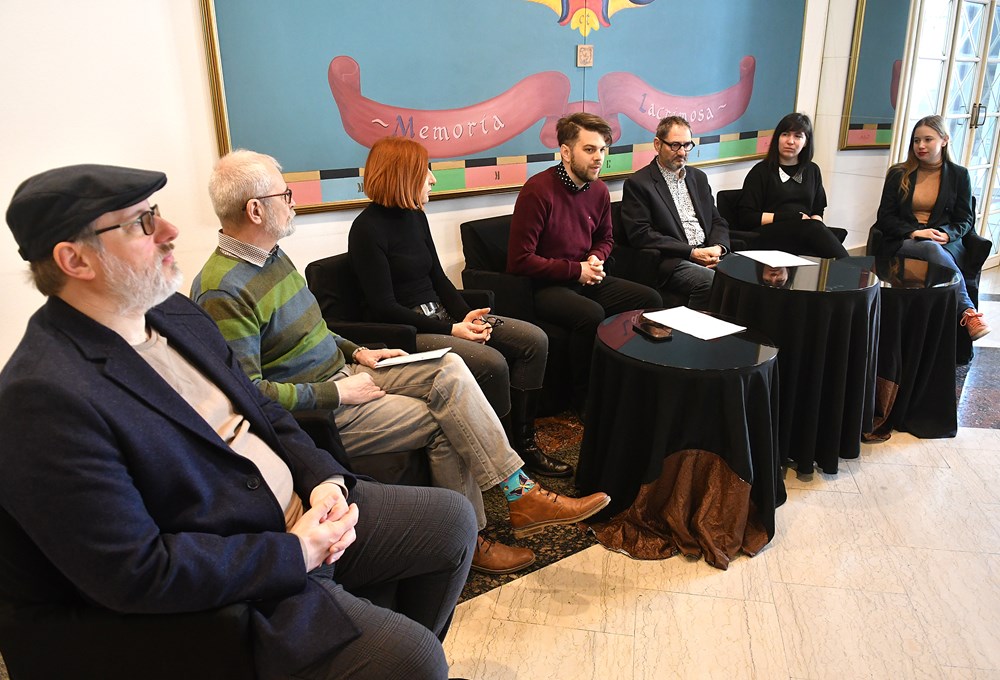 Konferencija za novinare u kazalištu (Snimio Danilo Memedović)