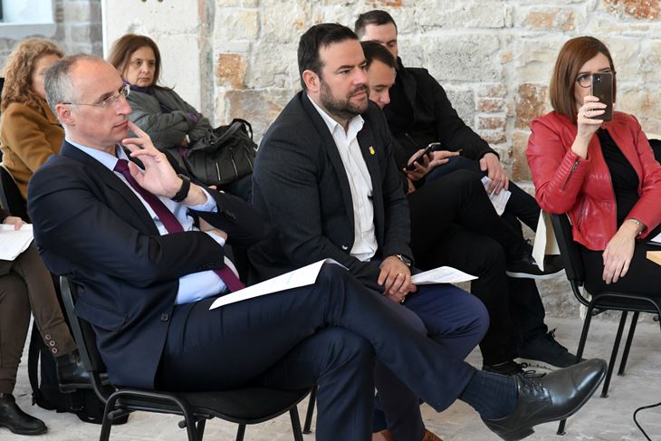 Gradonačelnik Splita Ivica Puljak i Pule Filip Zoričić(Snimio Danilo MEMEDOVIĆ)