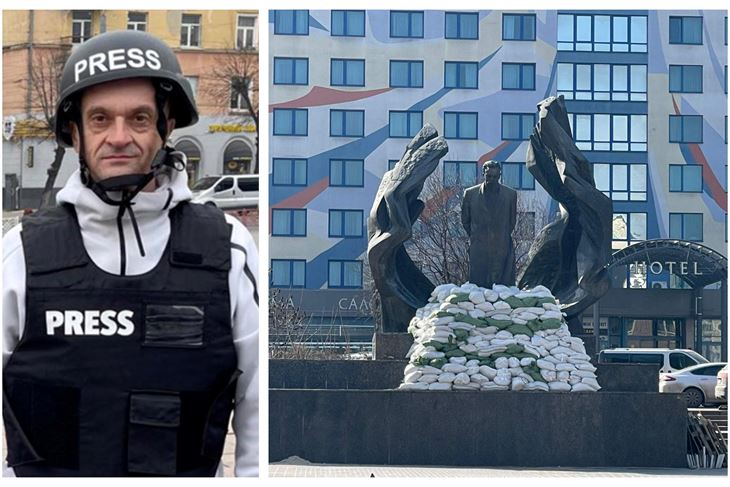 Denis Ivančić / U očekivanju novih napada, počelo je postavljanje zaštite oko spomenika u gradu