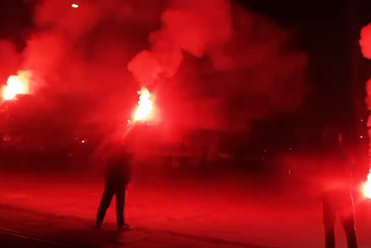 Večerašnja bakljada Demona (Snimio Dejan Štifanić)
