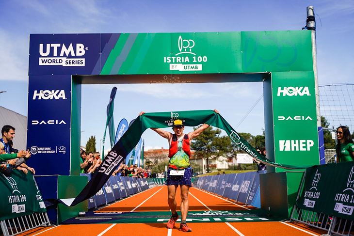 Pobjednik RED utrke od 168 km - Robert Hajnal na cilju (Snimio Petar Lupić)