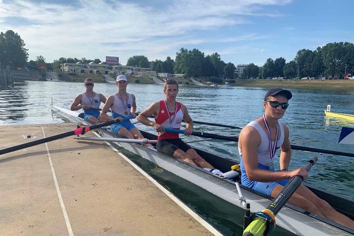 VK Istra (s desna) Matija Marem, Niko Moric (ZG), Lovre Puh i Matej Terlevic 