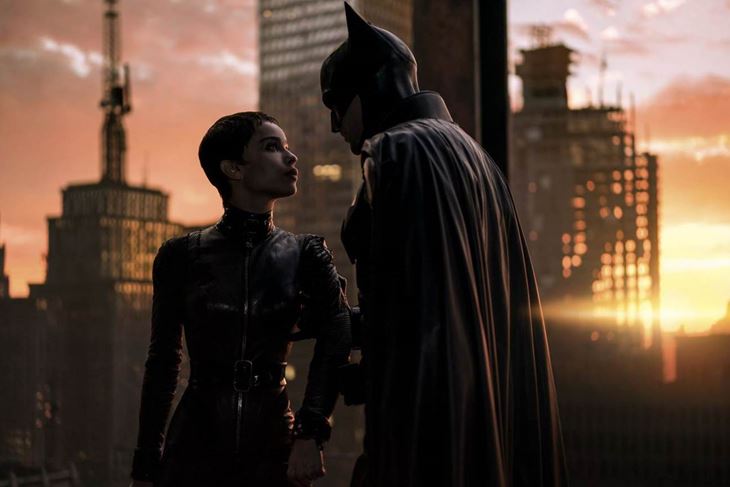Zoe Kravitz i Robert Pattinson u filmu "The Batman" (2022.)