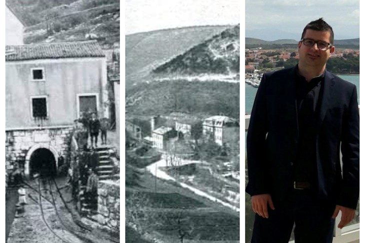 Okno Leone u Krapnu za vrijeme rudarenja / Cesta Labin - Krapanj mogla bi se ponovno revitalizirati / Vedran Radolović iz Šišana