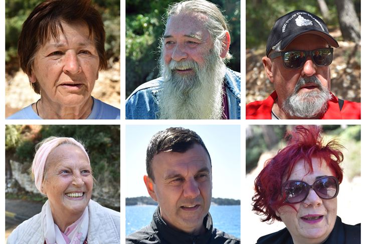 Vesna / Đurica Ciganović / Darko / Alida / Mario / Oriana (snimio Duško MARUŠIĆ ČIČI)