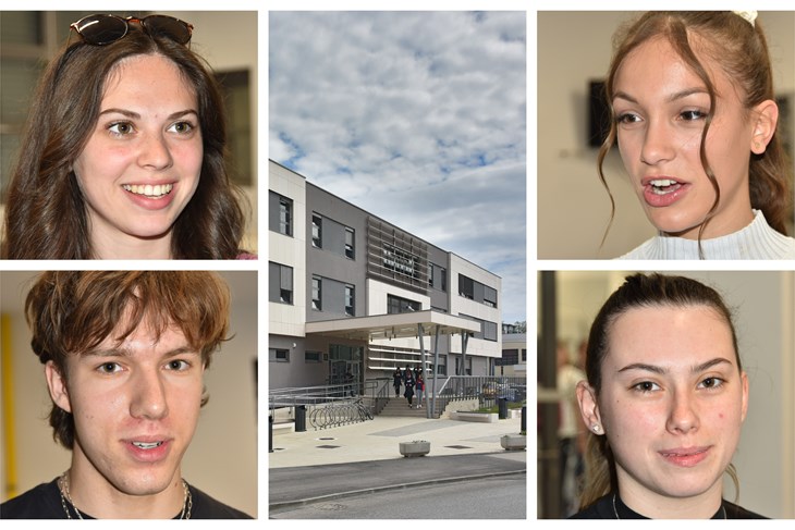 Gore Amina Hodža i Petra Papa, dolje Teo Bestulić i Barbara Kecman
