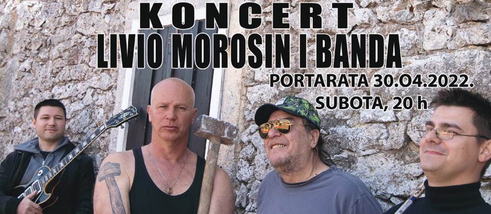 Livio Morosin i band, najava koncerta