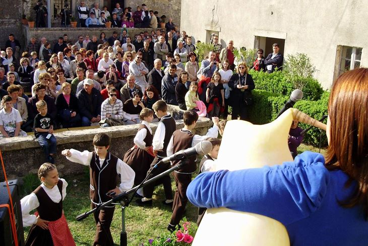 S jedne od prijašnjih manifestacija "Supci pud mavricun" (Snimio Anđelo Dagostin)