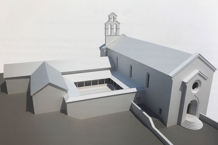 3D simulacija samostana i crkve Sv. Franje u Puli 
