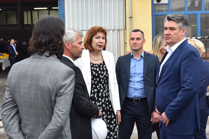 Milanović danas u Tehnomontu (snimio Duško MARUŠIĆ ČIČI)