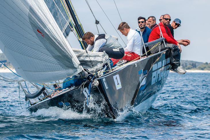 Bravissima jedrilica JK Uljanik  pobjednik 58.pulske regate 