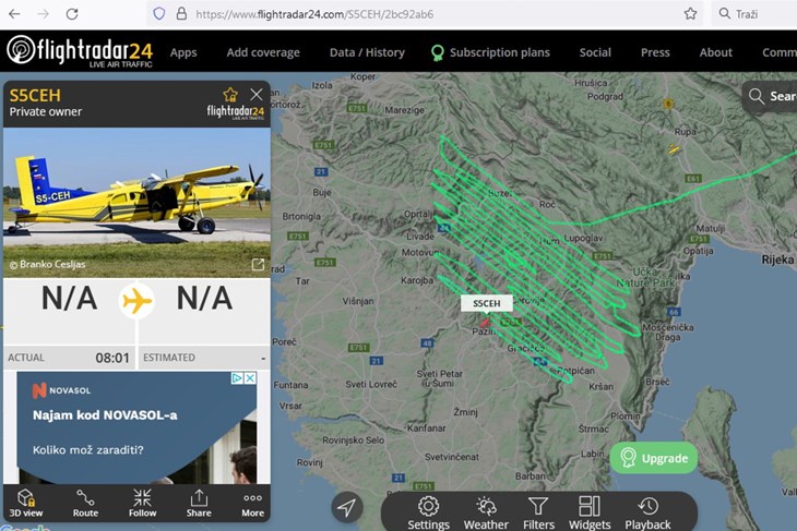 (Foto screenshot https://www.flightradar24.com)