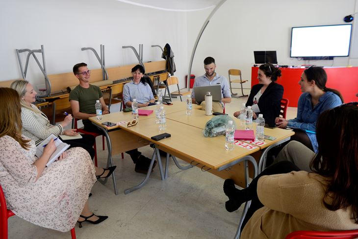 Umjesto radionice za studente, okrugli stol za našeg novinara (snimio Dejan ŠTIFANIĆ)
