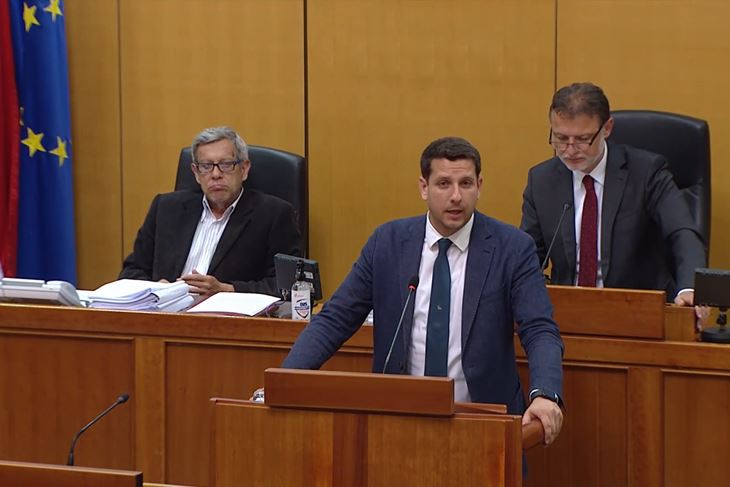 Marin Lerotić u Saboru