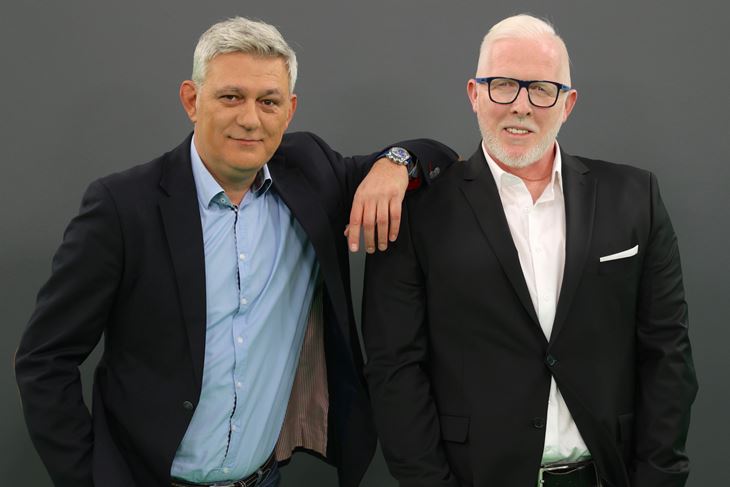 Robert Ferlin i Mario Lipovšek Battifiaca (Foto Dario Njavro / HRT)
