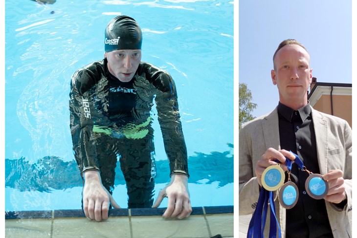 Državni reprezentativac u ronjenju na dah / Tri discipline- tri medalje (Foto Vertical - Media / Gordana Čalić Šverko)