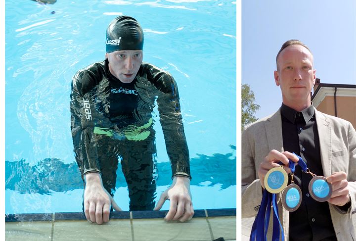 Državni reprezentativac u ronjenju na dah / Tri discipline- tri medalje (Foto Vertical - Media / Gordana Čalić Šverko)