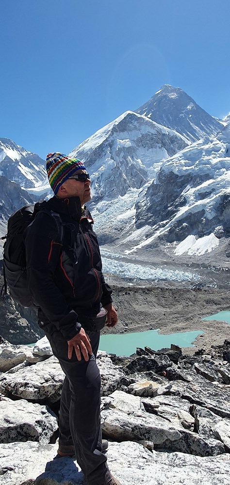 Zastava Grada Poreča na Everest Base Campu