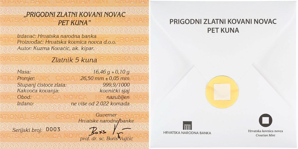 Pet zlatnih kuna