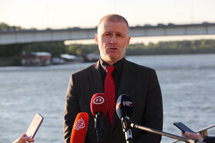 Zamjenik ravnatelja hrvatske policije Antonio Gerovac (Snimio Vlado Kos / Cropix)