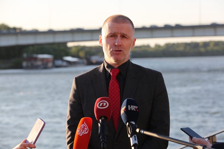 Zamjenik ravnatelja hrvatske policije Antonio Gerovac (Snimio Vlado Kos / Cropix)