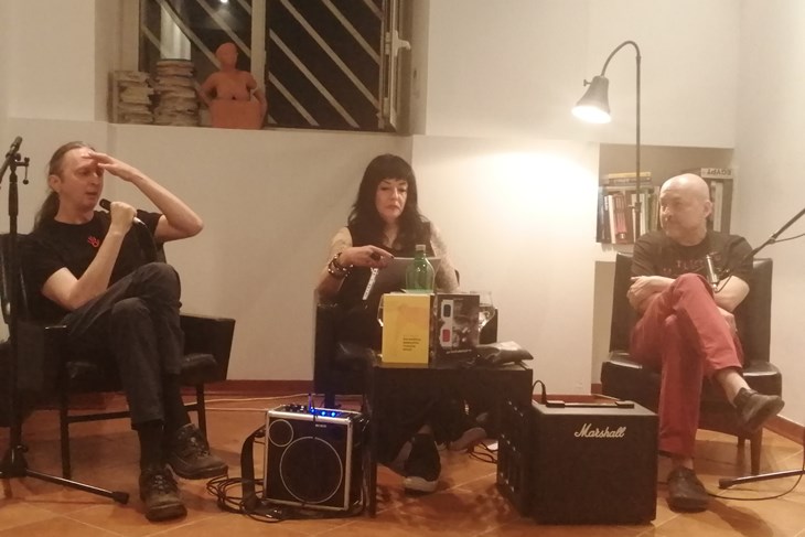 Igor Stanišljević, Rujana Jeger i Boris Popović u Makini (Snimila Lara Bagar)
