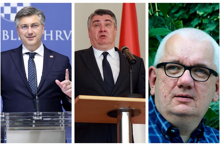 Andrej Plenković / Zoran Milanović / Dubravko Grakalić